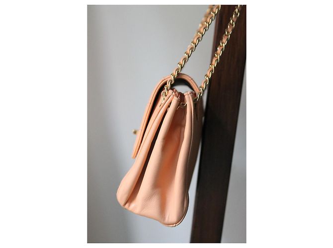Borsa Chanel 2.55 in pelle rosa - vista 10