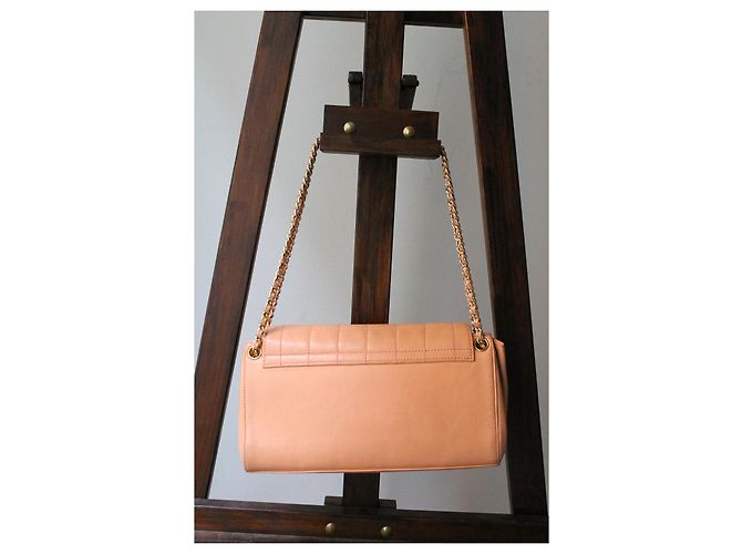 Borsa Chanel 2.55 in pelle rosa - vista 5