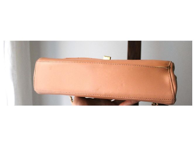 Borsa Chanel 2.55 in pelle rosa - vista 6