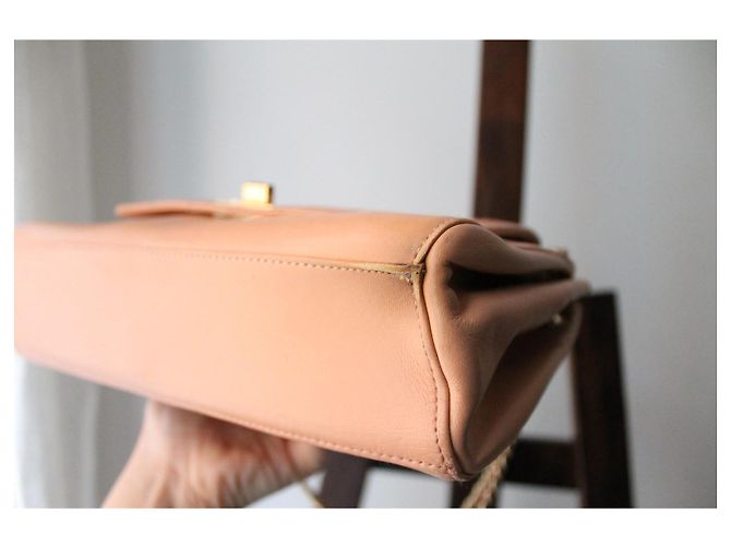 Borsa Chanel 2.55 in pelle rosa - vista 7