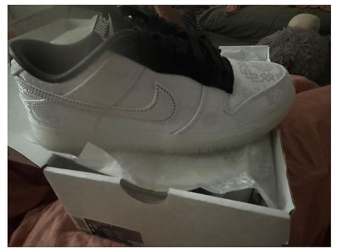 Dunk Nike x fragment x clot Bianco - vista 2