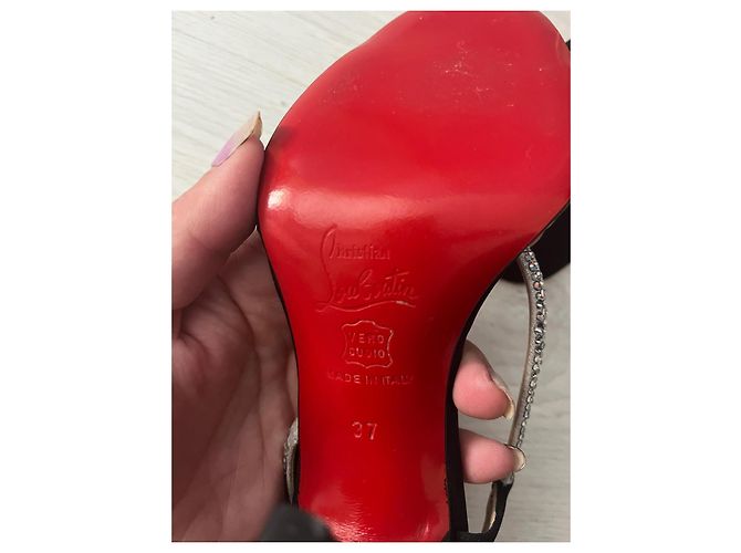 Christian Louboutin Strass Swarovski Nero - vista 4