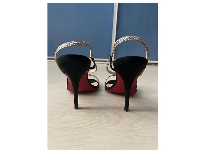 Christian Louboutin Strass Swarovski Nero - vista 5