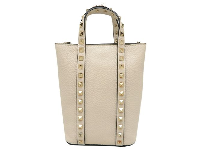 Borsa a mano Valentino Garavani Rockstud per donne Bianco - vista 2