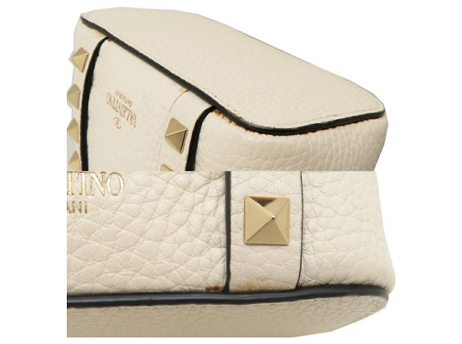 Borsa a mano Valentino Garavani Rockstud per donne Bianco - vista 9
