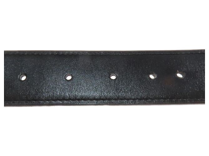 Cintura H Constance in pelle di vitello box nera di Hermès Nero - vista 6