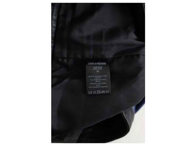 Zadig & Voltaire Schwarze Lederhose - Ansicht 6