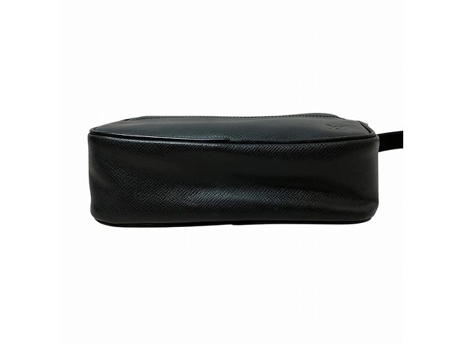 Borsa Clutch Louis Vuitton Taiga Karuga Nero Grigio - vista 3