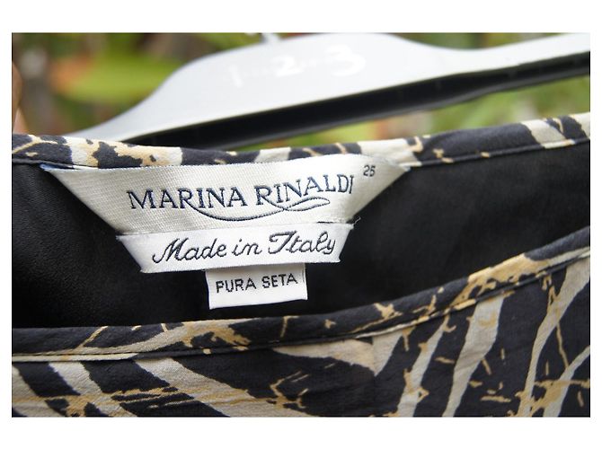 Pantalones anchos de seda Marina Rinaldi - vista 2