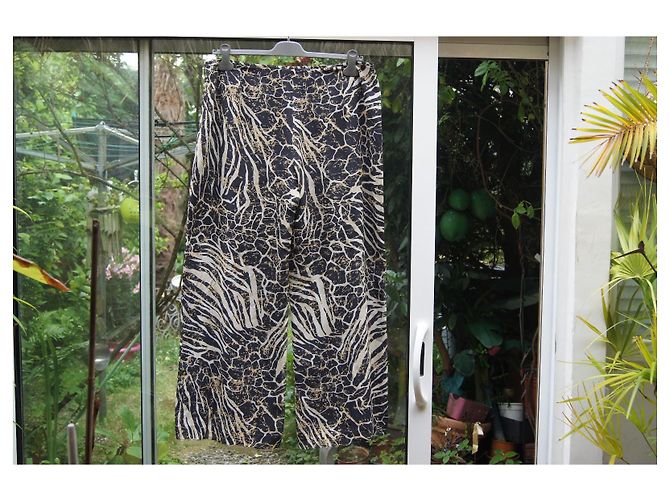Pantalones anchos de seda Marina Rinaldi - vista 3