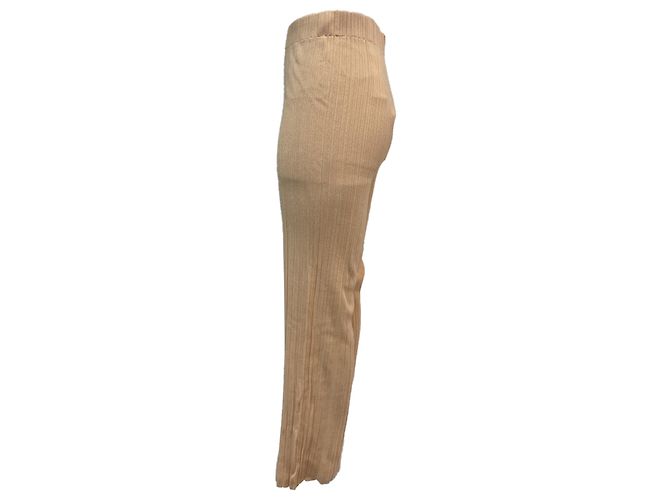 Pantalones de pierna ancha Maje Maje en algodón durazno Rosa - vista 2