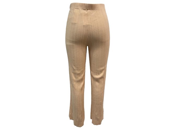 Pantalones de pierna ancha Maje Maje en algodón durazno Rosa - vista 3