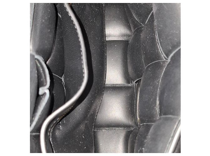 Borsa Cassette Chain Bottega Veneta in Pelle Nera Nero - vista 5