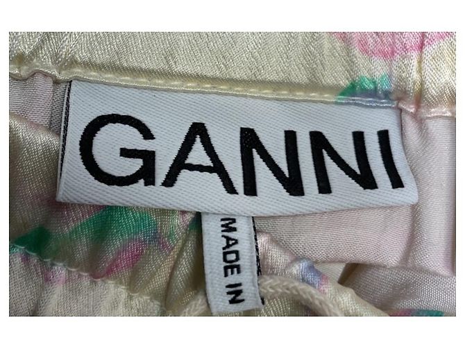 Falda midi Ganni en viscosa con estampado floral - vista 10
