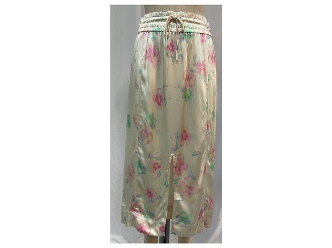 Falda midi Ganni en viscosa con estampado floral - vista 7
