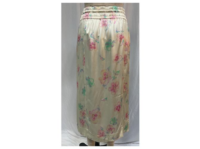 Falda midi Ganni en viscosa con estampado floral - vista 9