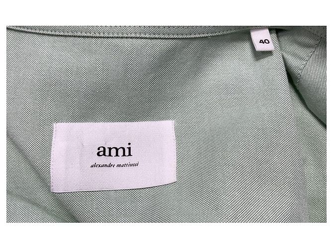 Camiseta Ami Ami De Coeur em algodão verde - vista 10