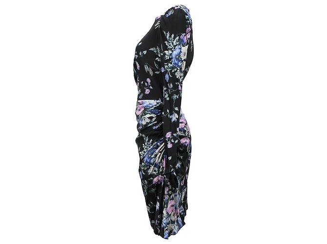 Vestido mini estampado floral Zimmermann em seda multicolorida Multicor - vista 2
