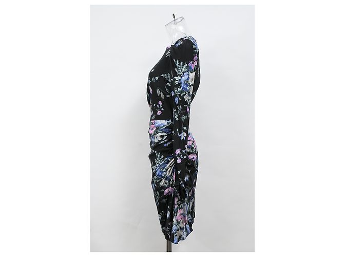 Vestido mini estampado floral Zimmermann em seda multicolorida Multicor - vista 7