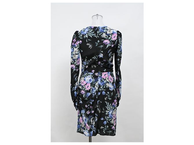 Vestido mini estampado floral Zimmermann em seda multicolorida Multicor - vista 8