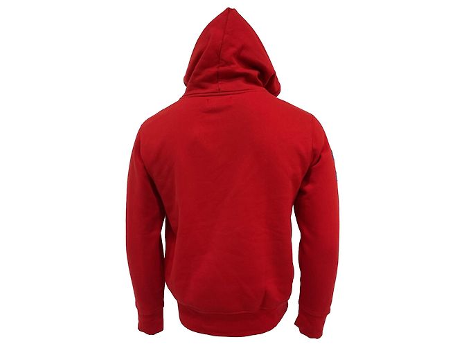 Roter Baumwoll-Hoodie mit Polo Ralph Lauren-Logo - Ansicht 4