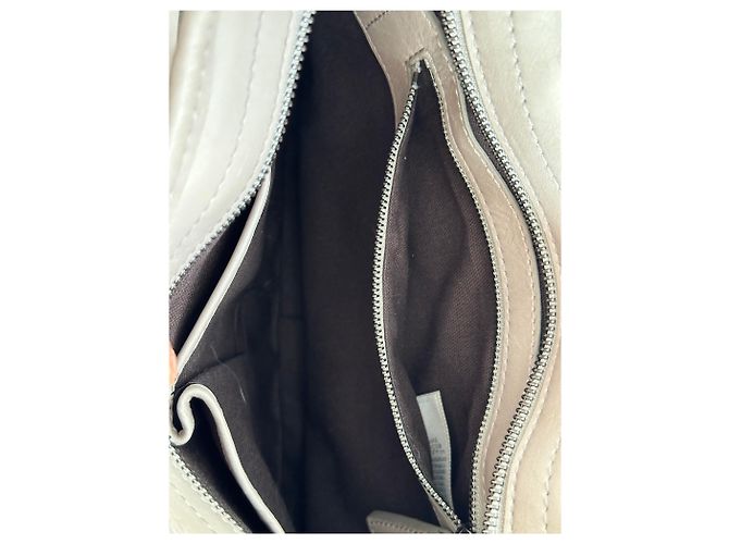 Burberry House Check graues/beiges Canvas Schultertasche - Ansicht 3