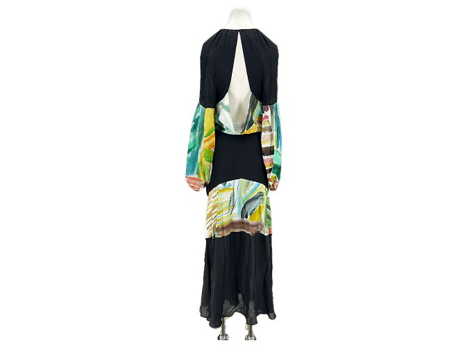 Rosie Assoulin Druckkleid Schwarz - Ansicht 2