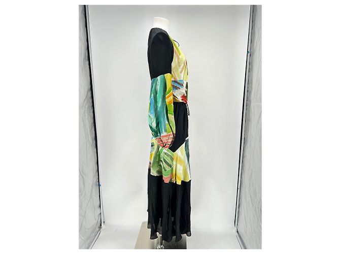 Rosie Assoulin Druckkleid Schwarz - Ansicht 3