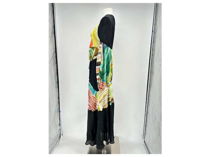 Rosie Assoulin Druckkleid Schwarz - Ansicht 4