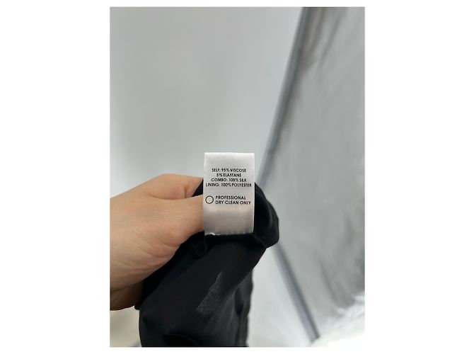 Rosie Assoulin Druckkleid Schwarz - Ansicht 7