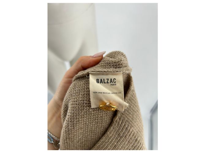 Balzac Paris Suéter de lana marrón - vista 6