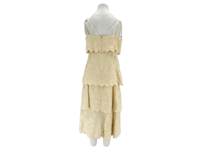 Zimmermann Leinen Maxikleid Camel Kamel - Ansicht 2