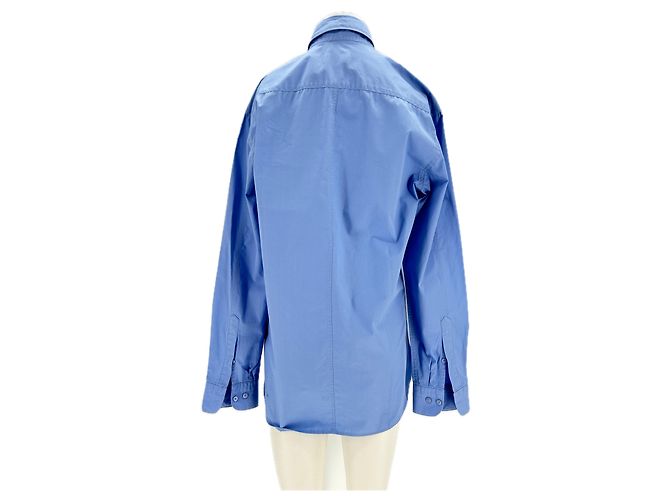 Autre Marque Camicia in cotone blu Dirty Laundry M - vista 2
