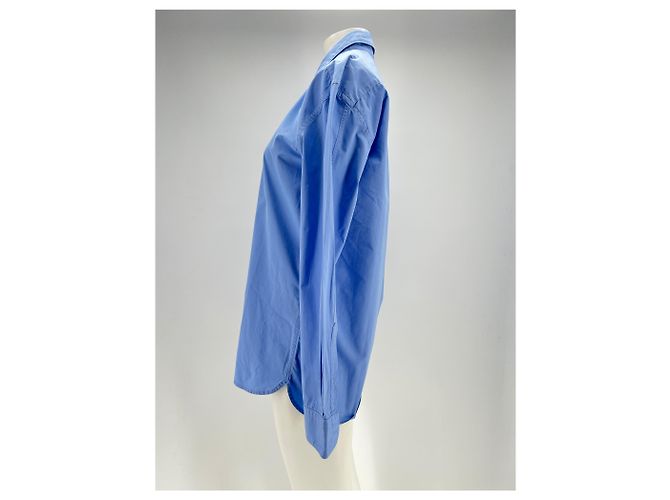 Autre Marque Camicia in cotone blu Dirty Laundry M - vista 4