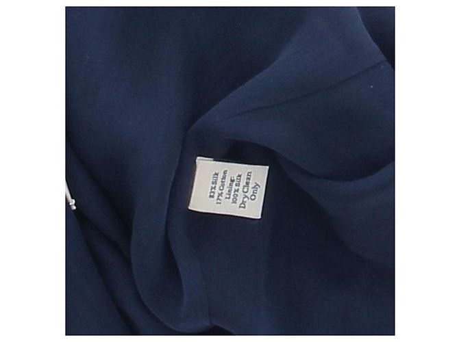Autre Marque Abito in seta blu navy HOLMES & YANG - vista 5
