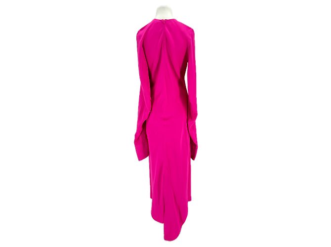 Petar Petrov Satin Kleid lang Rosa Pink - Ansicht 2