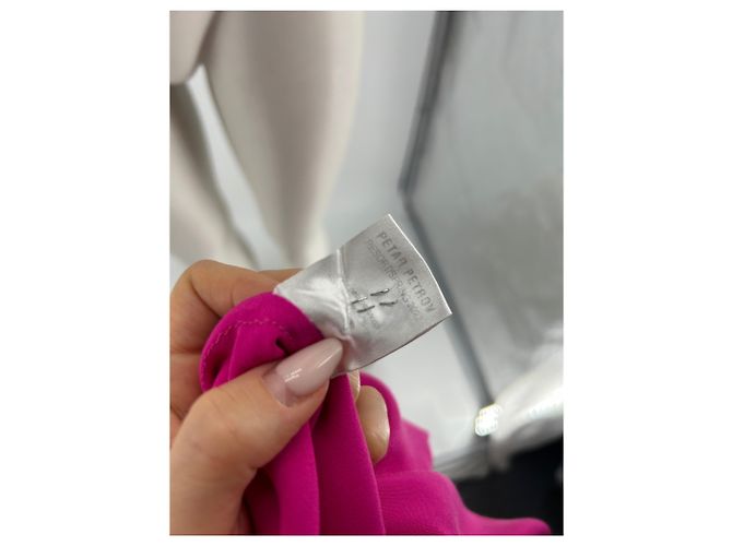 Petar Petrov Satin Kleid lang Rosa Pink - Ansicht 8