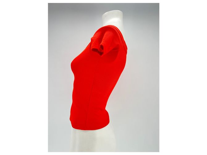 Camiseta vermelha de algodão SéZane Vermelho - vista 4