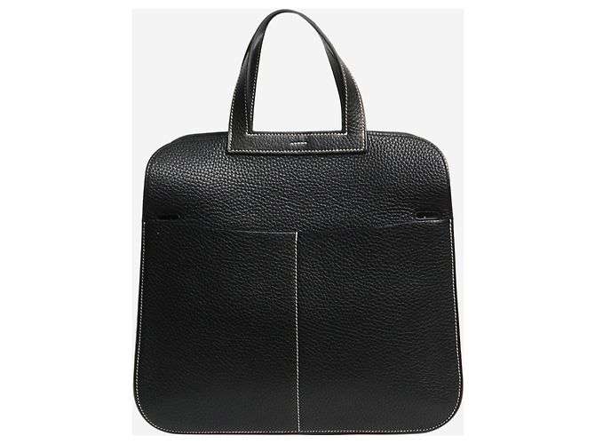 Hermès Borsa Halzan 31 nera Nero - vista 3