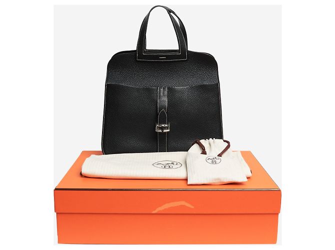 Hermès Borsa Halzan 31 nera Nero - vista 8