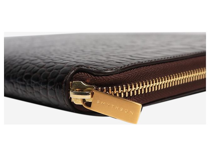 Smythson Brauner A4 Schreibordner - Ansicht 11