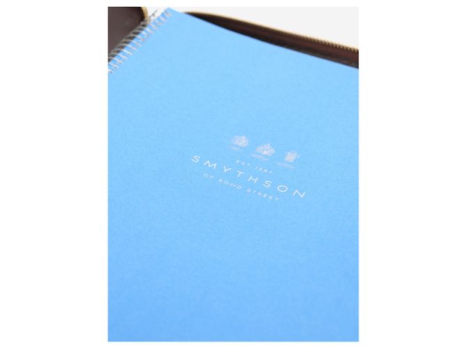 Smythson Brauner A4 Schreibordner - Ansicht 6