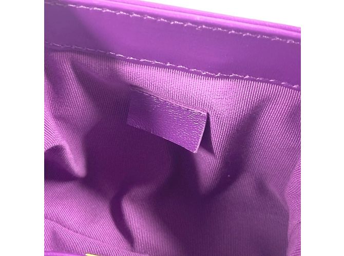 Borsa a spalla mini trapuntata Chanel AP4109 Porpora - vista 13