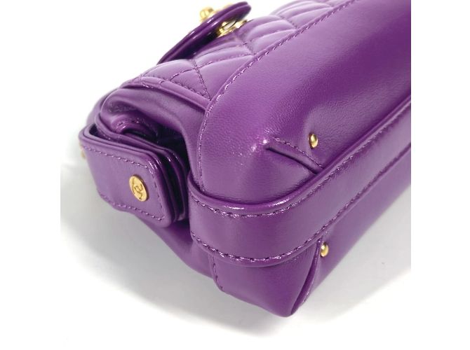 Borsa a spalla mini trapuntata Chanel AP4109 Porpora - vista 7