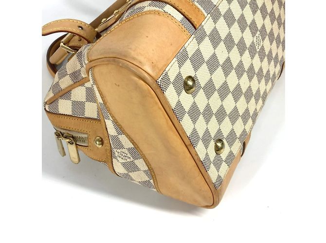 Borsa Tote Louis Vuitton Damier Azur Berkeley PM Bianco - vista 10