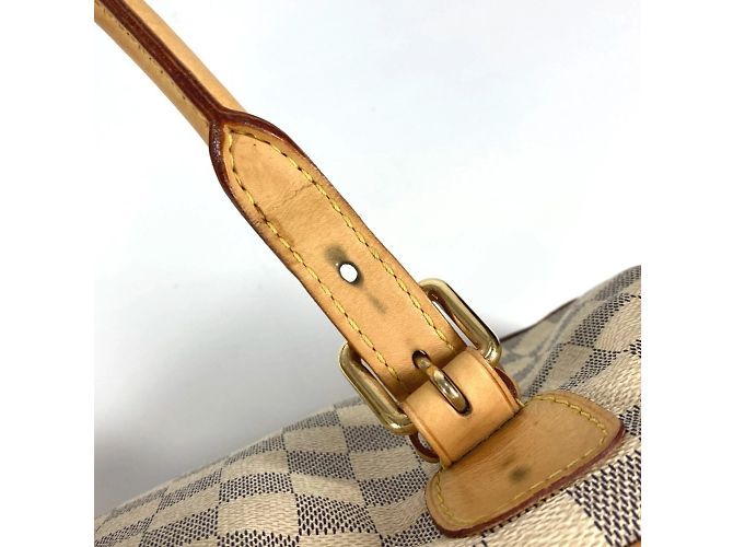 Borsa Tote Louis Vuitton Damier Azur Berkeley PM Bianco - vista 11