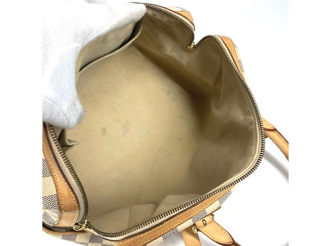 Borsa Tote Louis Vuitton Damier Azur Berkeley PM Bianco - vista 13