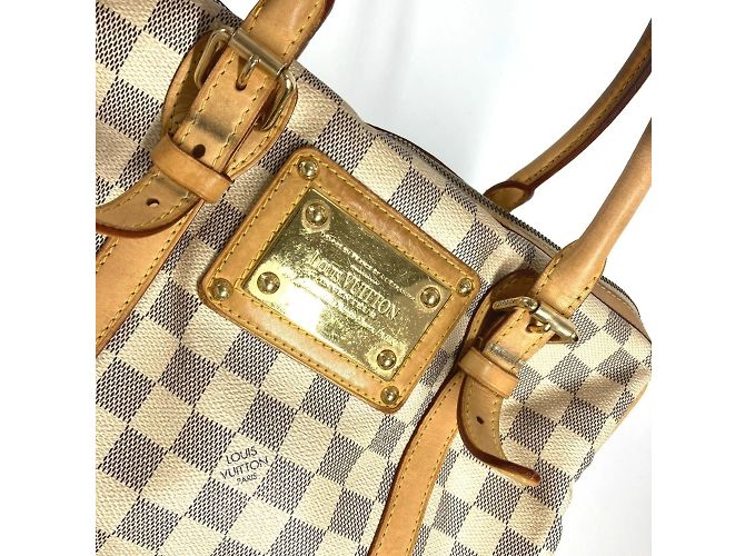 Borsa Tote Louis Vuitton Damier Azur Berkeley PM Bianco - vista 5