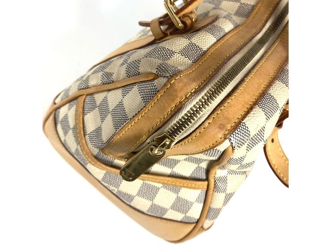 Borsa Tote Louis Vuitton Damier Azur Berkeley PM Bianco - vista 6