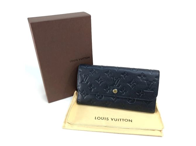 Cartera Larga Monogram Empreinte Louis Vuitton Azul marino - vista 13